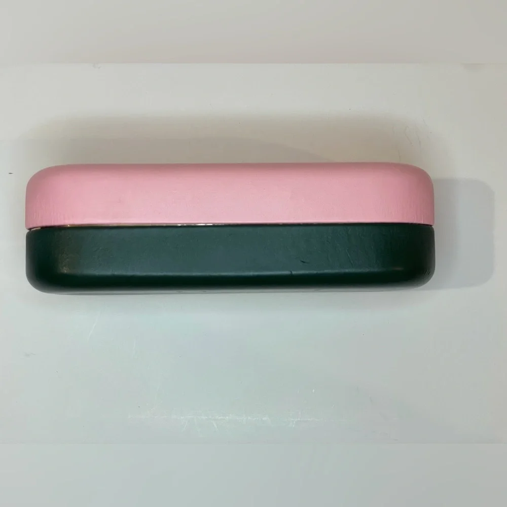 Kate Spade‎ Women’s Green and Pink Sunglasses Eyeglasses Case